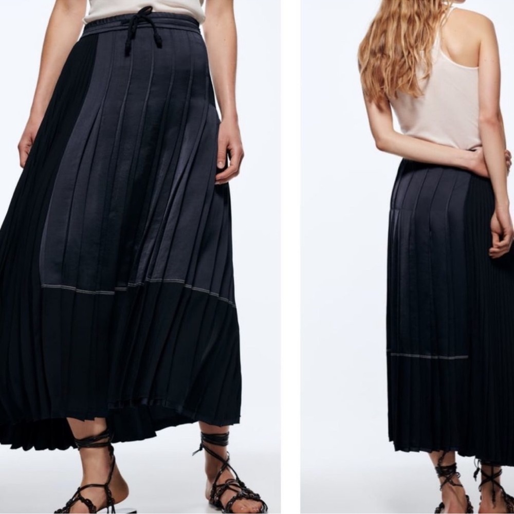 💫 Zara ZW Collection Pleated Skirt - NEW 💫
